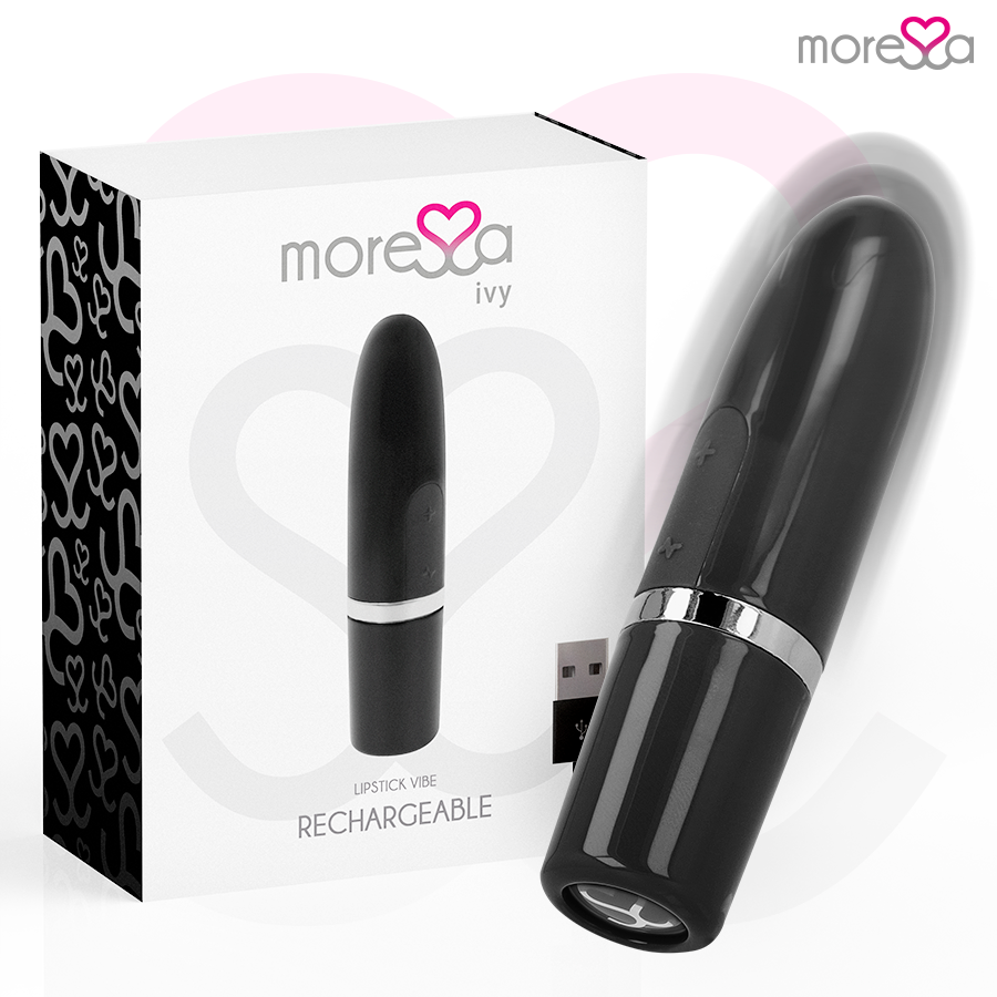 Moressa Ivy Vibratore Mini da Viaggio in Silicone Nero