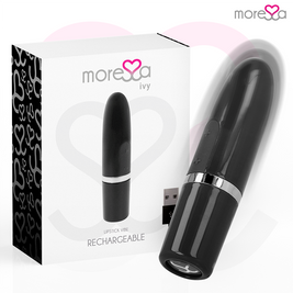 Moressa Ivy Vibratore Mini da Viaggio in Silicone Nero