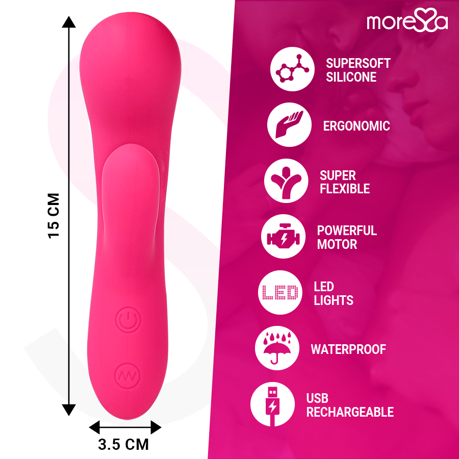Moressa Jerry Vibratore Punto G Premium in Silicone Ricaricabile - immagine 4