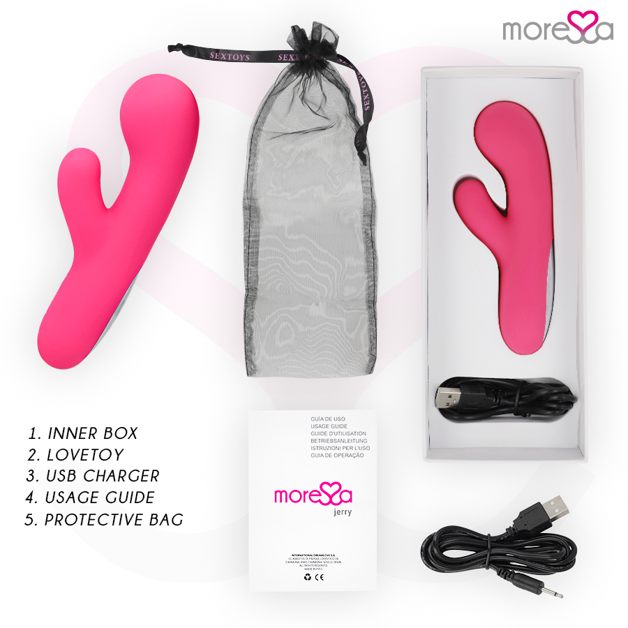 Moressa Jerry Vibratore Punto G Premium in Silicone Ricaricabile - immagine 6