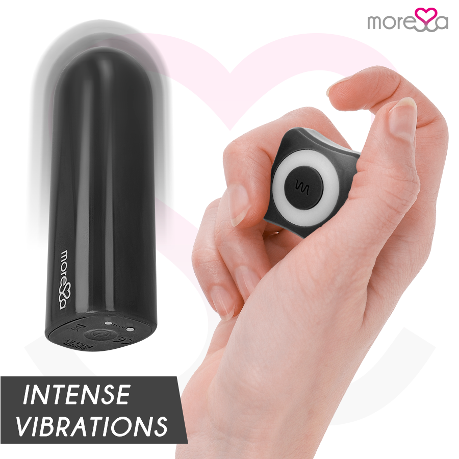 Moressa Nix Vibratore con Telecomando Wireless Nero - immagine 3