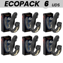 ECOPACKS 6 UNITÀ - VIBRATORE IBIZA ROSE EFFETTO FLICKING E STIMOLATORE CLITORIDEO