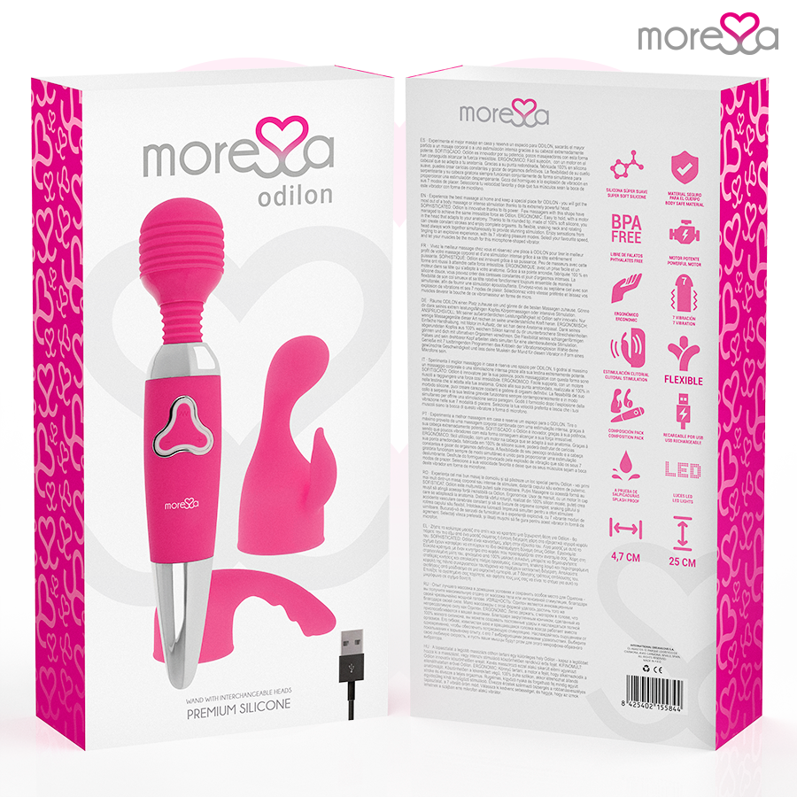 Moressa Odilon Wand Vibratore Premium in Silicone Ricaricabile - immagine 7