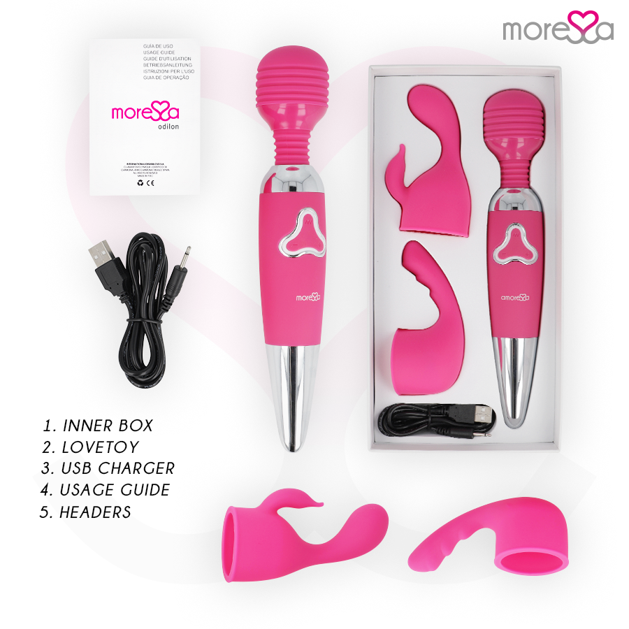 Moressa Odilon Wand Vibratore Premium in Silicone Ricaricabile - immagine 6