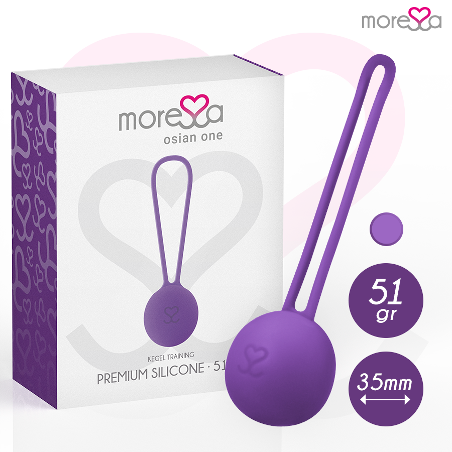 Moressa Osian One Premium - Sfera Pavimento Pelvico in Silicone Lilla