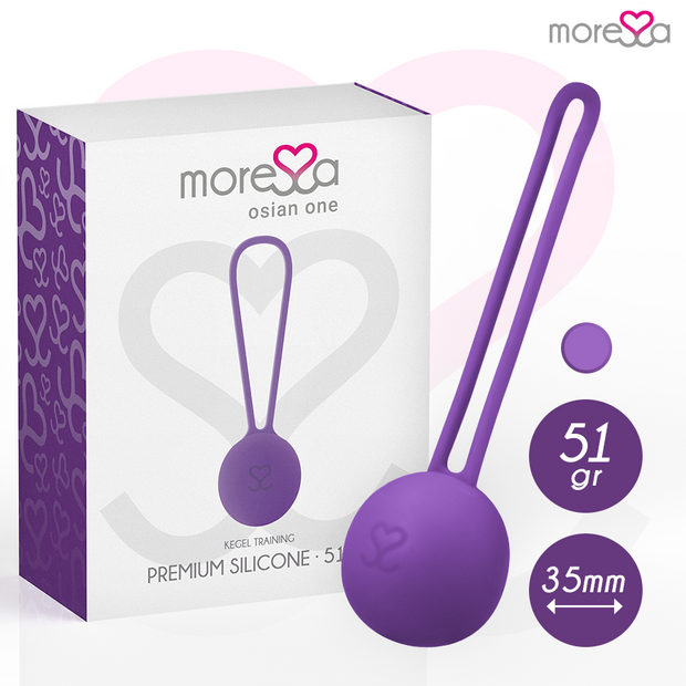 Moressa Osian One Premium - Sfera Pavimento Pelvico in Silicone Lilla
