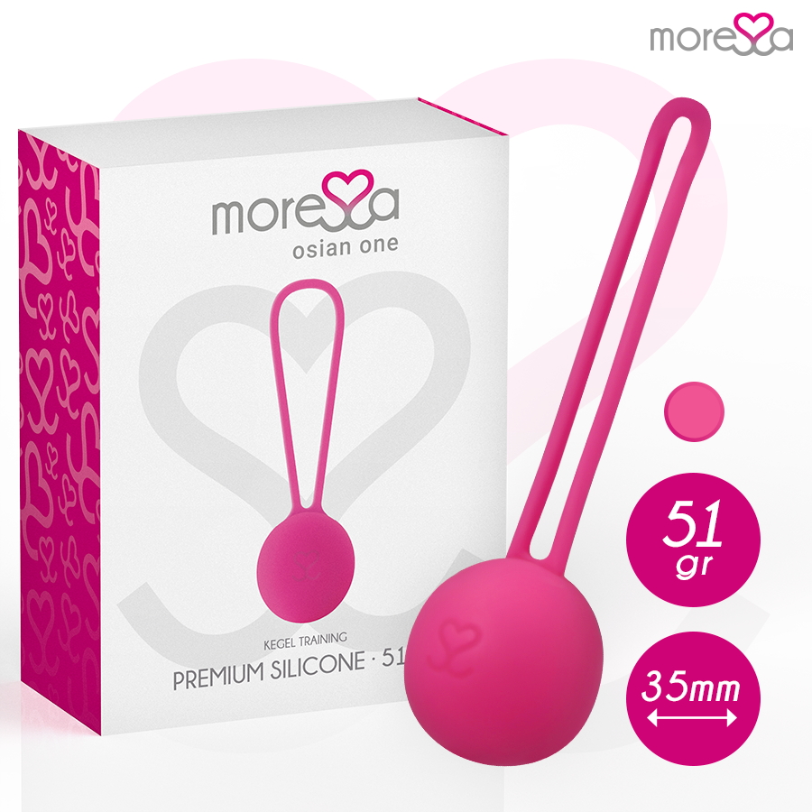 Moressa Osian One Premium Sfere Pavimento Pelvico Silicone Rosa