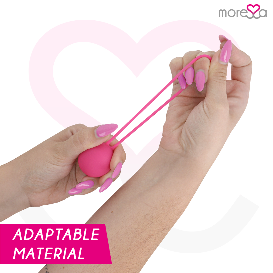 Moressa Osian One Premium Sfere Pavimento Pelvico Silicone Rosa - immagine 3