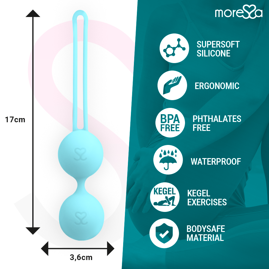 Moressa Osian Tre - Sfere Pavimento Pelvico in Silicone Premium - immagine 4