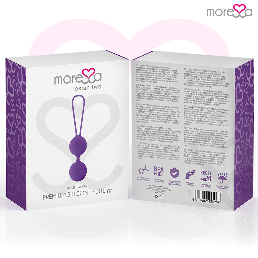 MORESSA - OSIAN DUE SILICONE PREMIUM LILLA