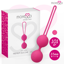 Moressa Osian Duo Sfere Premium in Silicone Rosa Body-Safe