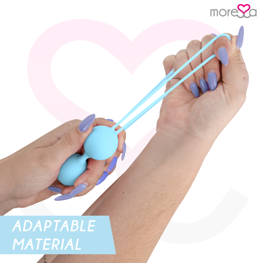 Moressa Osian Duo Sfere Pavimento Pelvico Silicone Premium Turchese - immagine 3