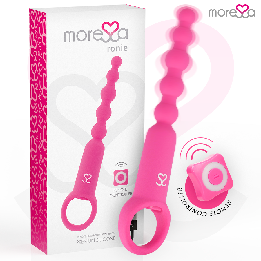 Moressa Ronie Vibratore con Telecomando in Silicone Rosa