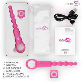 Moressa - Ronie Telecomando Piacere Anale Rosa