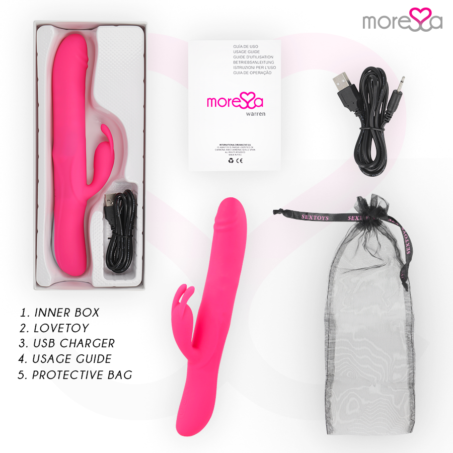 Moressa Warren Premium Vibratore Ricaricabile in Silicone - immagine 7