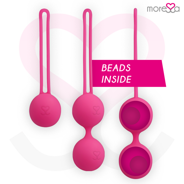 Moressa - Osian Set Premium Silicone Rosa (Osian One - 51 G | Osian Two - 101 G | Osian Three 85 G)