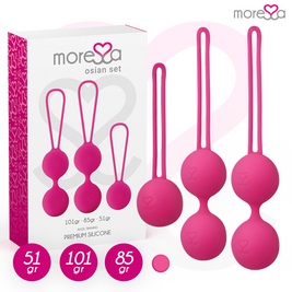 Moressa Set Osian Premium - 3 Sfere Pavimento Pelvico in Silicone