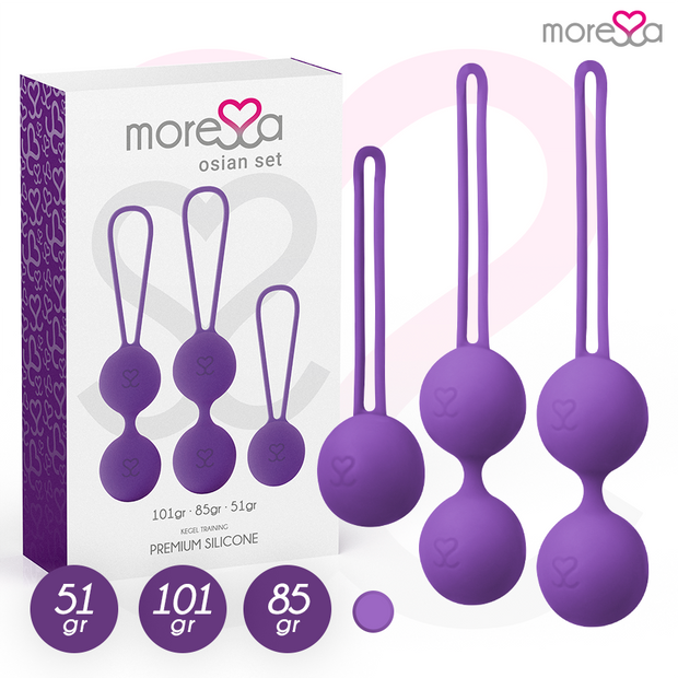 Moressa Osian Set Premium Sfere Pavimento Pelvico Silicone