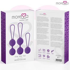 MORESSA - OSIAN SET PREMIUM IN SILICONE LILLA