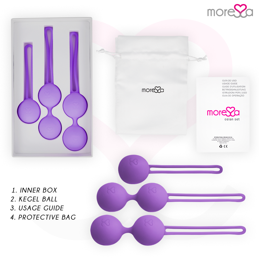Moressa - Osian Set Premium Silicone Lilla