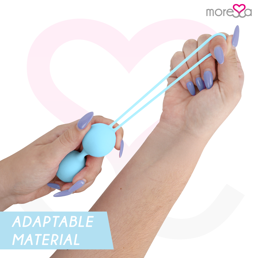Moressa Set Osian Premium Sfere Pavimento Pelvico Silicone Turchese - immagine 3