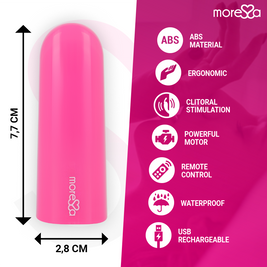 Moressa - Vibratore Nix Telecomando Rosa