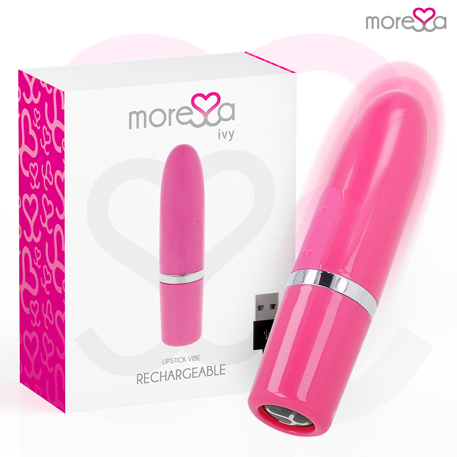 Moressa Ivy Mini Vibratore da Viaggio in Silicone Rosa