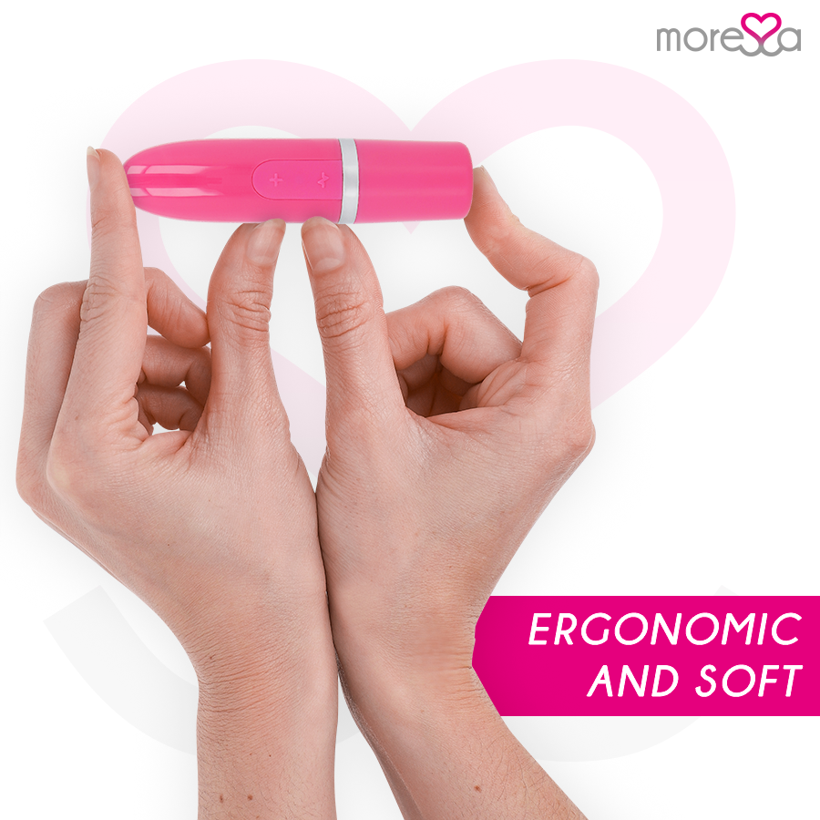 Moressa Ivy Mini Vibratore da Viaggio in Silicone Rosa - immagine 5