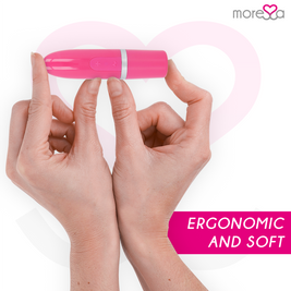 Moressa Ivy Mini Vibratore da Viaggio in Silicone Rosa - immagine 5