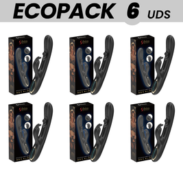 ECOPACKS 6 UNITÀ - IBIZA POTENTE VIBRATORE RABBIT CON PERLA ROTANTE MASSAGGIANTE