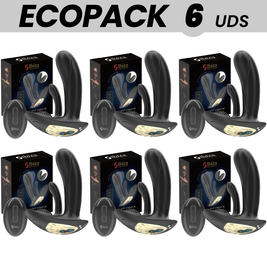 ECOPACKS 6 UNITÀ - VIBRATORE INDOSSABILE IBIZA CON STIMOLAZIONE DEL PUNTO G E DEL CLITORIDE CON TELECOMANDO
