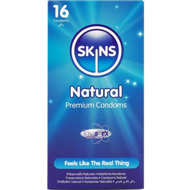 Skins Preservativi Naturali Premium - Confezione da 16 Body-Safe