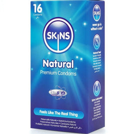SKINS - PRESERVATIVI NATURALI PREMIUM CONFEZIONE DA 16