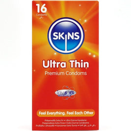 Skins Preservativi Ultra Sottili Premium Confezione da 16 Pezzi