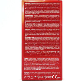 SKINS - PRESERVATIVI PREMIUM ALLA FRAGOLA CONFEZIONE DA 8