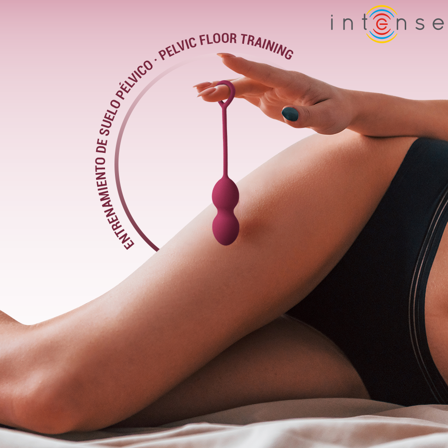 Intense Charli Kit Palline Kegel in Silicone Bordeaux Premium - immagine 4