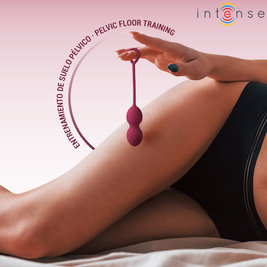 Intense Charli Kit Palline Kegel in Silicone Bordeaux Premium - immagine 4