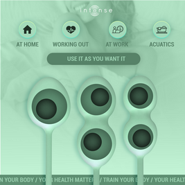 Intense Kit Palline Kegel Charli in Silicone Verde Chiaro - immagine 3