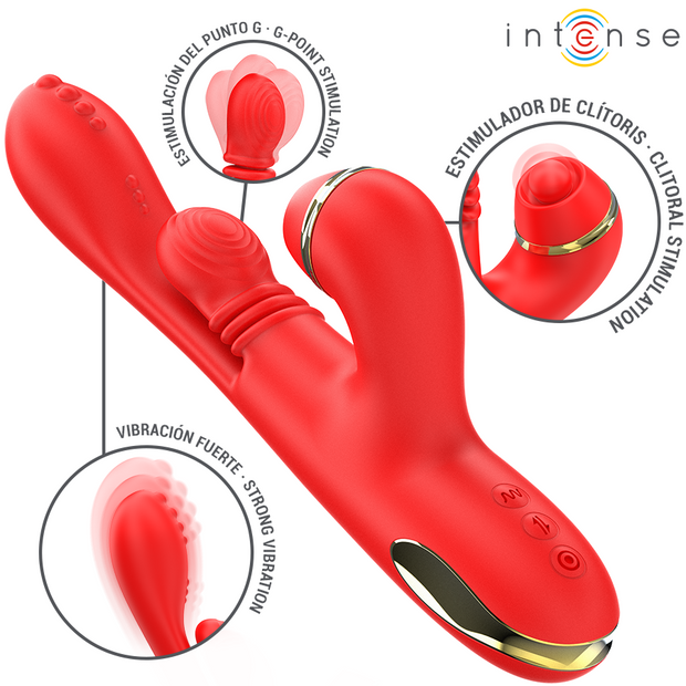 INTENSE Vibratore Clitorideo Rosso