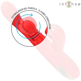 Stimolatore Clitorideo INTENSE con 4 Testine Intercambiabili