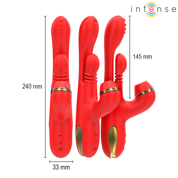 INTENSE Vibratore Clitorideo Rosso