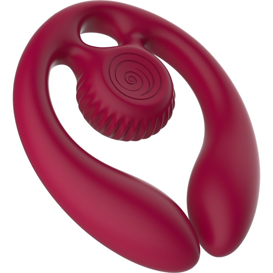 Snail Vibe Gizi Duo Stimolatore Premium Ricaricabile Bordeaux - immagine 2