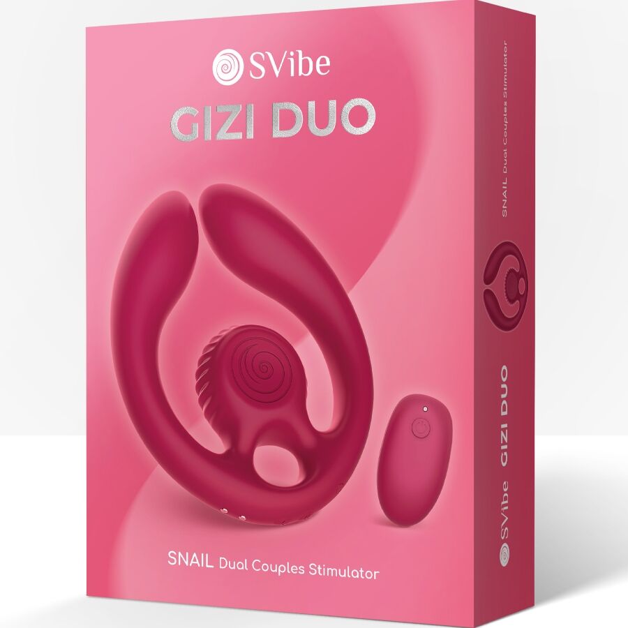 Snail Vibe Gizi Duo Stimolatore Premium Ricaricabile Bordeaux - immagine 8