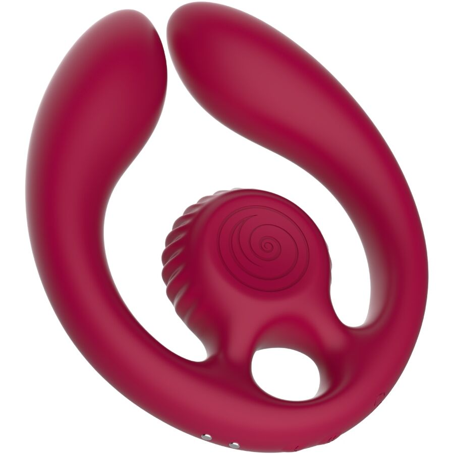 Snail Vibe Gizi Duo Stimolatore Premium Ricaricabile Bordeaux