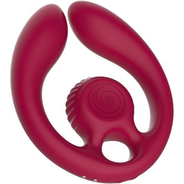 Snail Vibe Gizi Duo Stimolatore Premium Ricaricabile Bordeaux