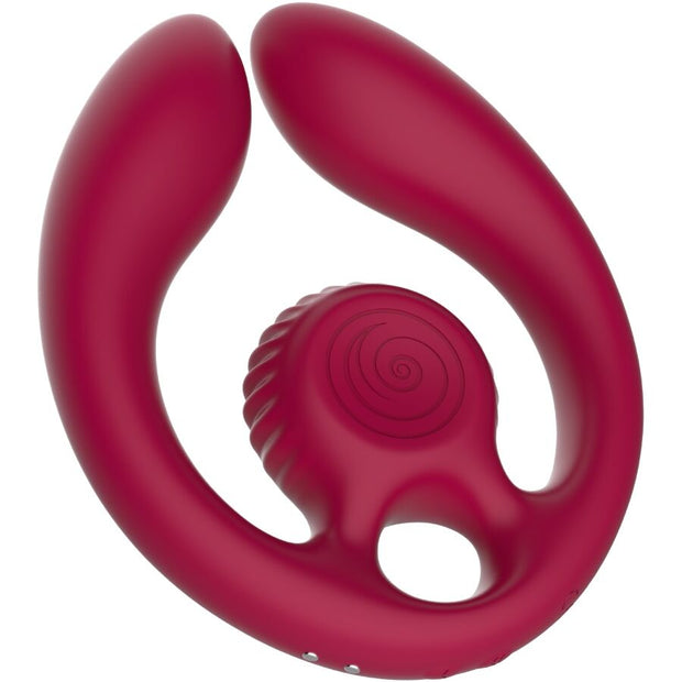 Snail Vibe Gizi Duo Stimolatore Premium Ricaricabile Bordeaux