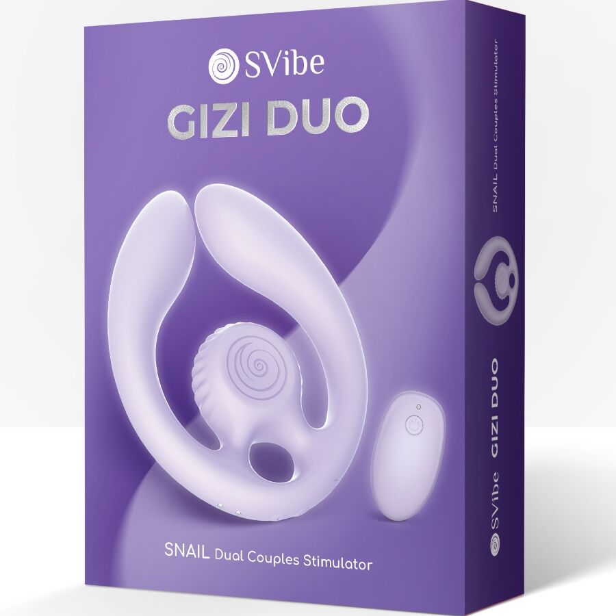 Snail Vibe Gizi Duo Stimolatore di Coppia con Telecomando Lilla - immagine 8