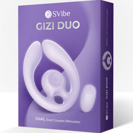 Snail Vibe Gizi Duo Stimolatore di Coppia con Telecomando Lilla - immagine 8