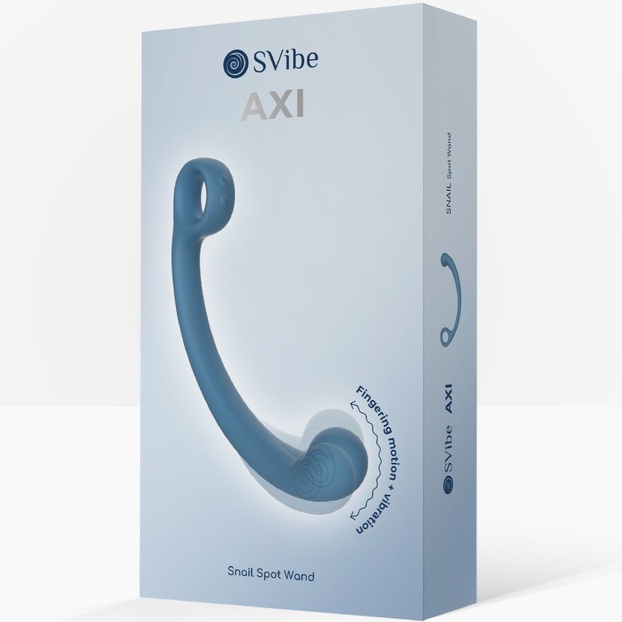 Snail Vibe Axi Blu Wand Premium in Silicone Ricaricabile - immagine 6
