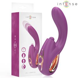 Intense Lali Vibratore Multifunzione Punto G Tapping e Thrust Viola